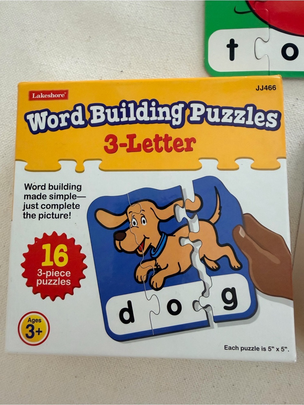 Lakeshore Word Building Puzzles - 3-Letter